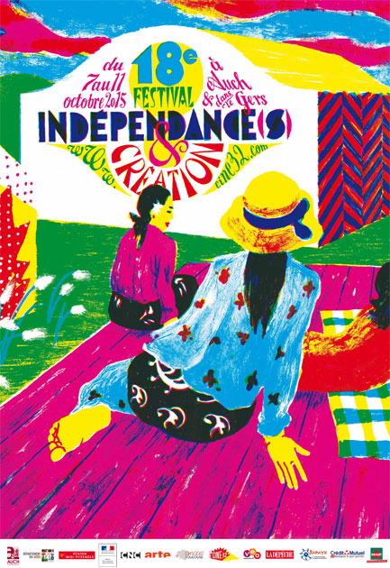 Affiche Indépendances & Création 2015